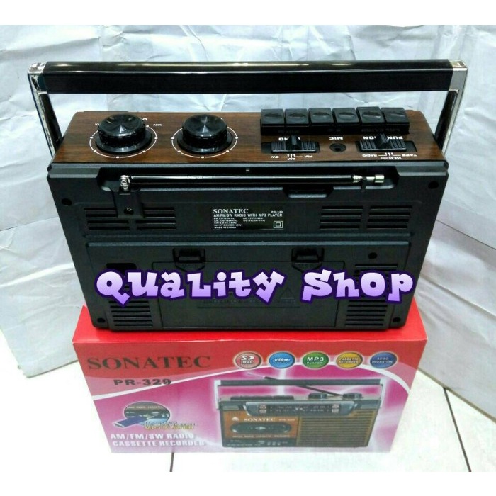 Jual Mini Compo Kaset Pita Sonatec Pr-329 Usb Sd Radio Baru | Shopee ...