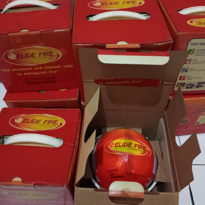 Jual [Original] Elide Fire Ball Fire Extinguishing Ball / Bola Pemadam ...