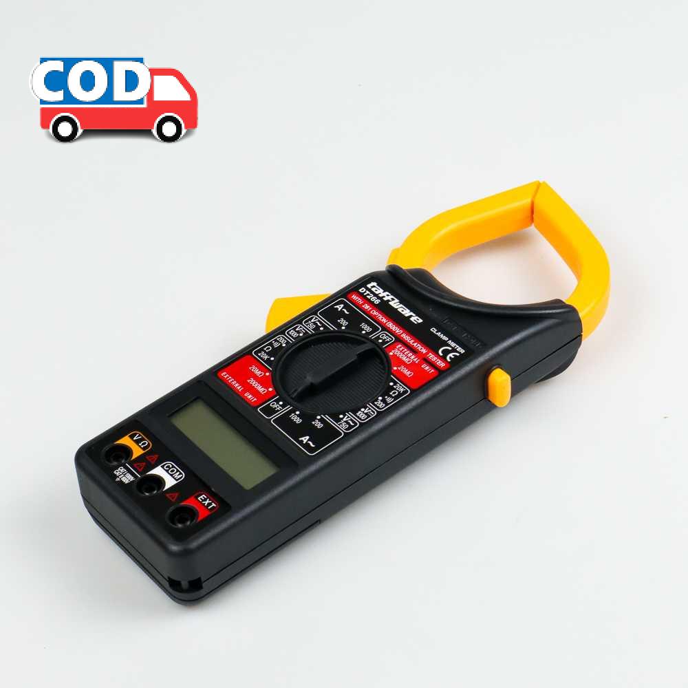 Jual Tang Ampere Digital Multimeter Clamp LCD Cek Tegangan Arus Listrik ...