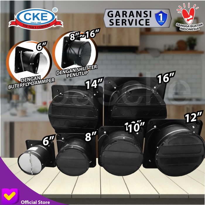 Jual Exhaust Fan Drum Blower 16 Inch Kipas Booster Duct Fan External