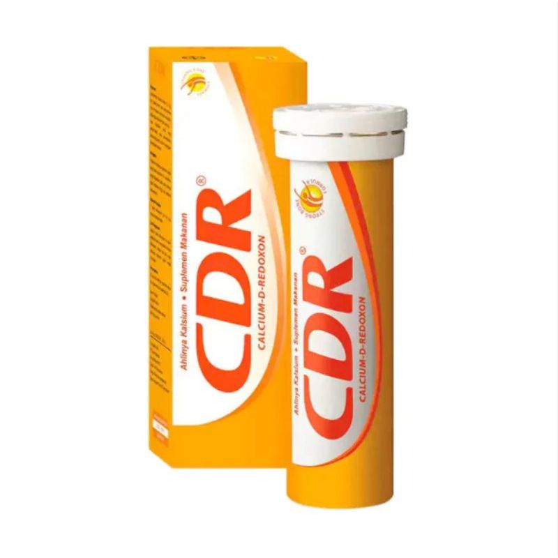 Jual CDR Kalsium, Vitamin D , C & B6 Isi 10 Tablet / 15 Tablet / 20 ...