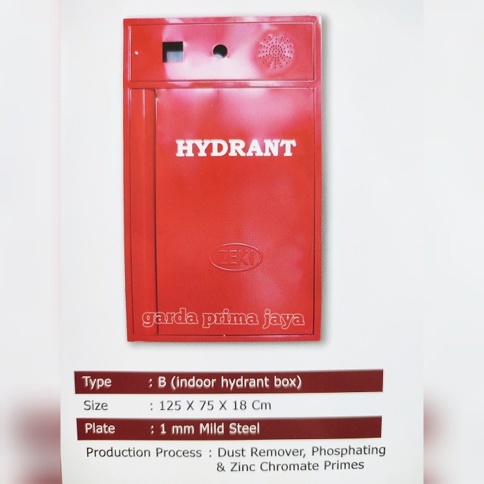 Jual BOX HYDRANT ZEKI TYPE B INDOOR ORIGINAL HIDRAN DALAM RUANGAN