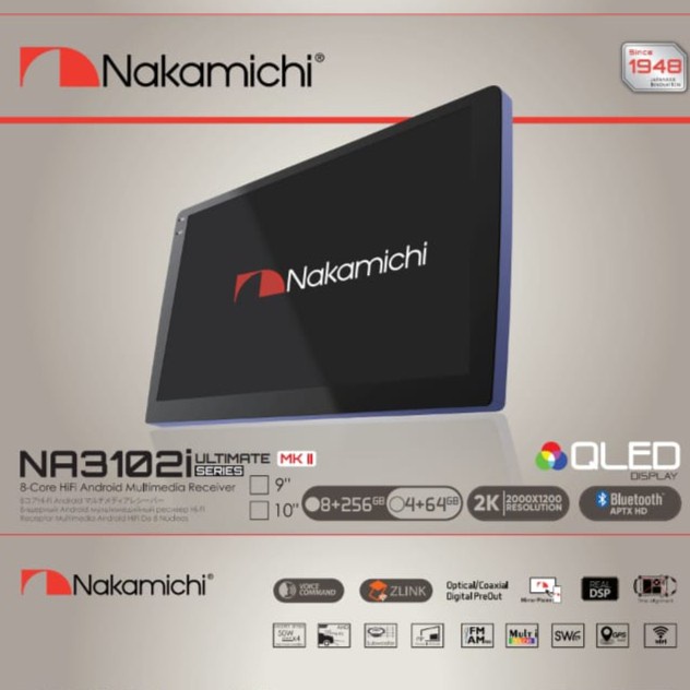 Jual Headunit Android Nakamichi Ultimate Mk2 Ram 8/256Gb Layar 2K Qled ...