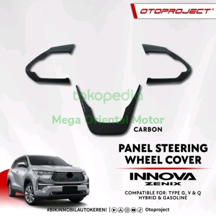 Jual Panel Steering Wheel Otoproject Innova Zenix 2023 Best | Shopee ...