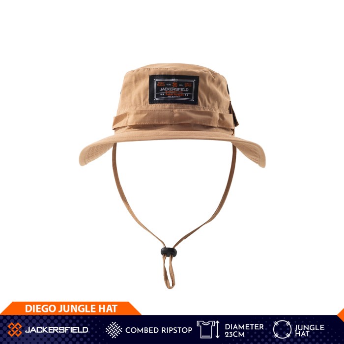 Jual JACKERSFIELD DIEGO SAFARI HAT IVORY TOPI OUTDOOR PRIA RIPSTOP ...
