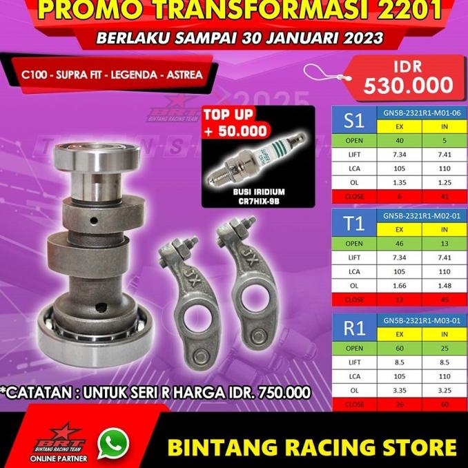Jual Harga Miring Noken As Brt Honda C100 Supra Fit Legenda Astrea Roller Rocker Arm Shopee
