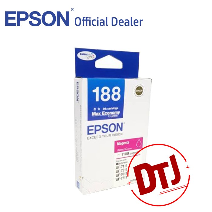 Jual Promo Tinta Epson 188 Cyan, Magenta & Yellow Original (T188 Series ...