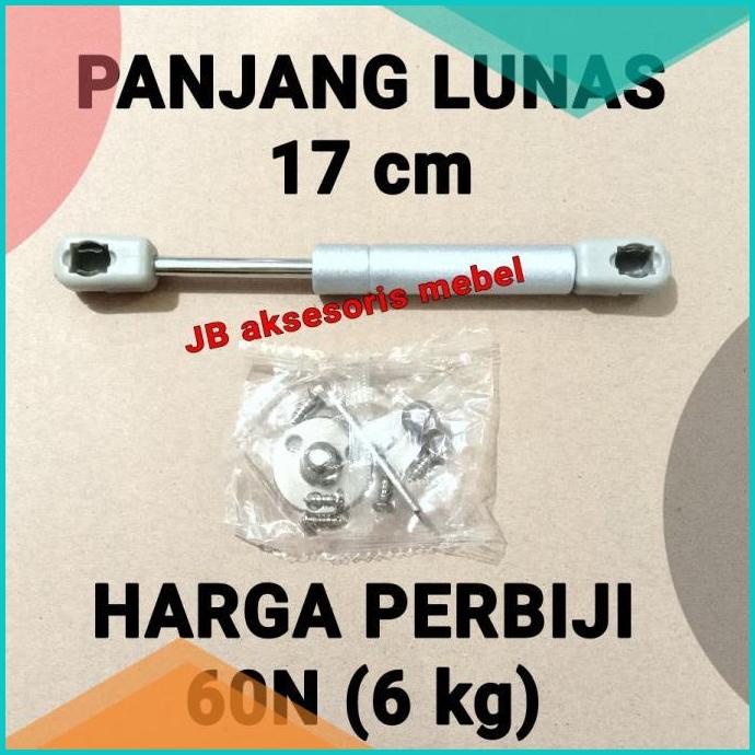 Jual GAS SPRING MINI 60 N / PEGAS HIDROLIK PINTU LEMARI KITCHEN DAPUR 6 ...