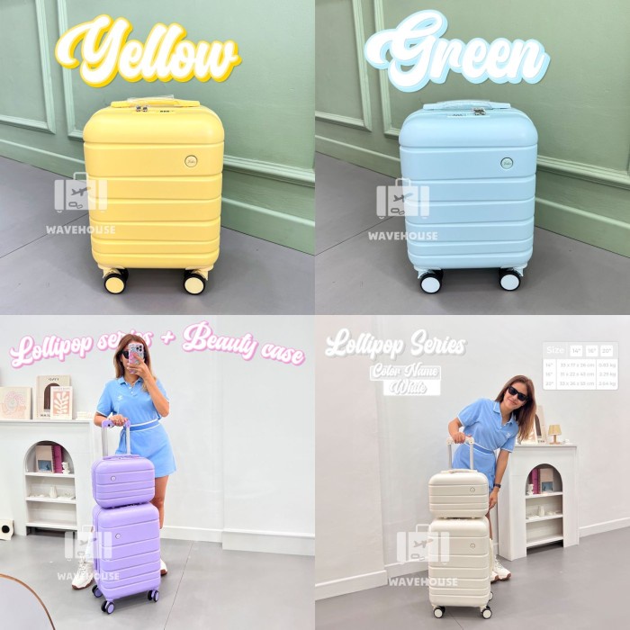 Jual Joshee Koper Lollipop Series Cabin Size 16 Inch 20 Inch Bagasi 24 ...