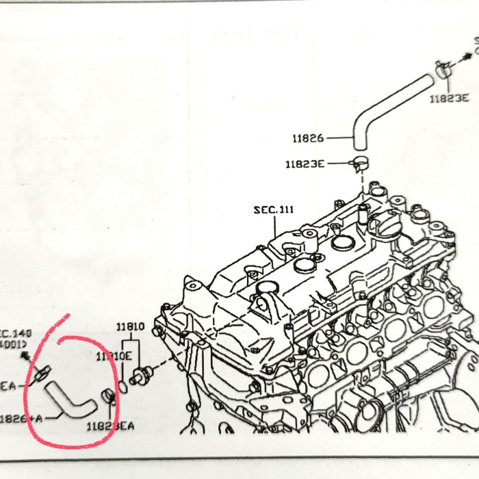 Jual Selang Valve Pcv Bypass Nissan Livina L Evalia Juke Original