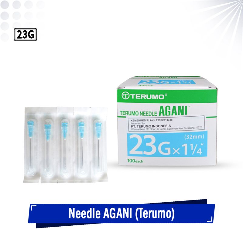 Jual Terumo Agani Needle Jarum Suntik TERUMO AGANI Box isi 100 Pcs ...