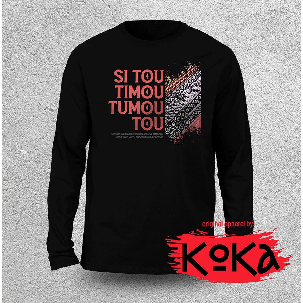 Jual T-Shirt Distro Premium - SI TOU TIMOU TUMOU TOU - Kaos Khas MANADO ...
