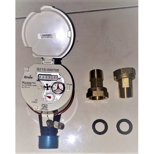 Jual Water Meter Brass SNI ITRON Multimag TMII 3/4 inchi (DN 20 ...
