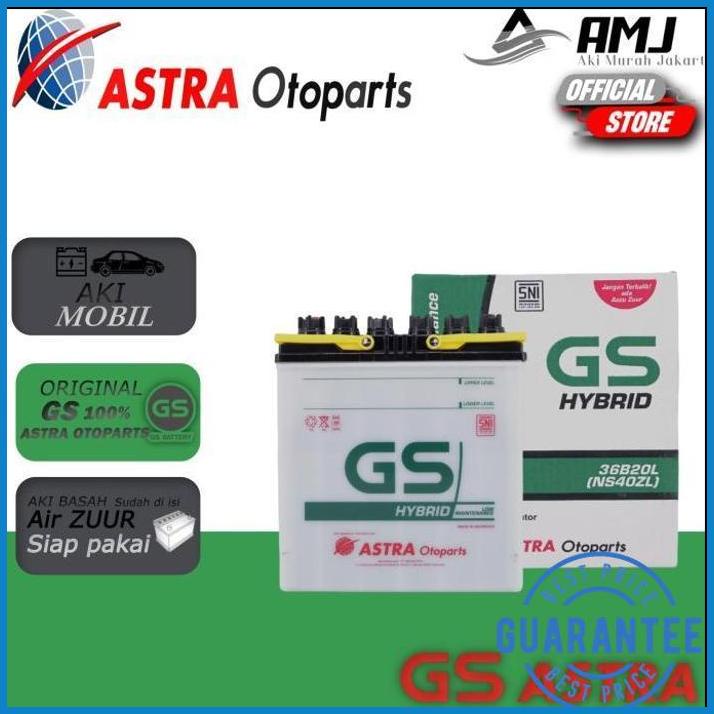 Jual AKI MOBIL DAIHATSU SIGRA GS ASTRA NS40ZL AKI BASAH 12V 35 AH | DH