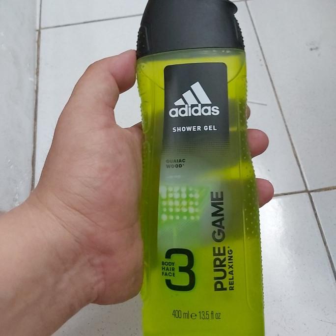 Jual Adidas Shower Gel Pure Game 3In1 Body Hair Face 400Ml Shopee