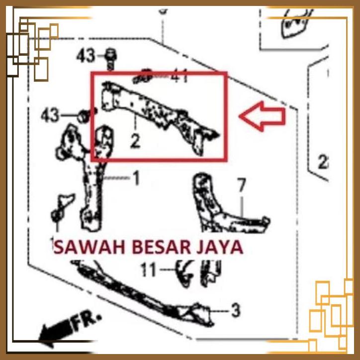 Jual [SHG] UPPER BULKHEAD BULLHEAD BESI RANGKA TULANG RADIATOR ATAS BRV ...