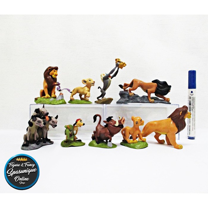 Jual The Lion King Disney Figure Simba Scar Mufasa Nala Rafiki 9Pcs/Set ...