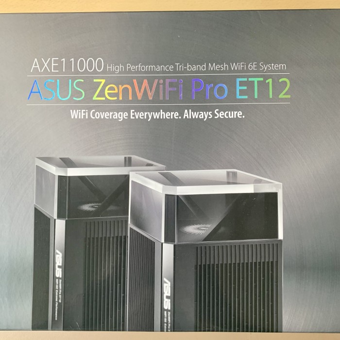 Jual ASUS ZenWiFi Pro ET12 AXE11000 Wifi 6E AiMesh Mesh Router 2.5G 2 ...