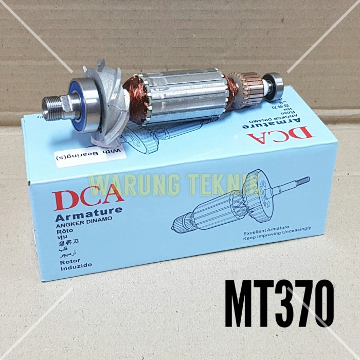 Jual ARMATURE ANGKER DINAMO MESIN PROFIL TRIMMER KAYU MT370 MT 370 DCA ...