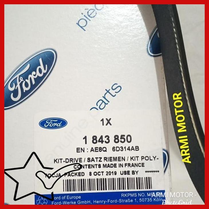 Jual BELT FAN BELT FORD FIESTA ALL TYPE ORIGINAL PART FORD MADE IN FRANCE [AR] Shopee Indonesia