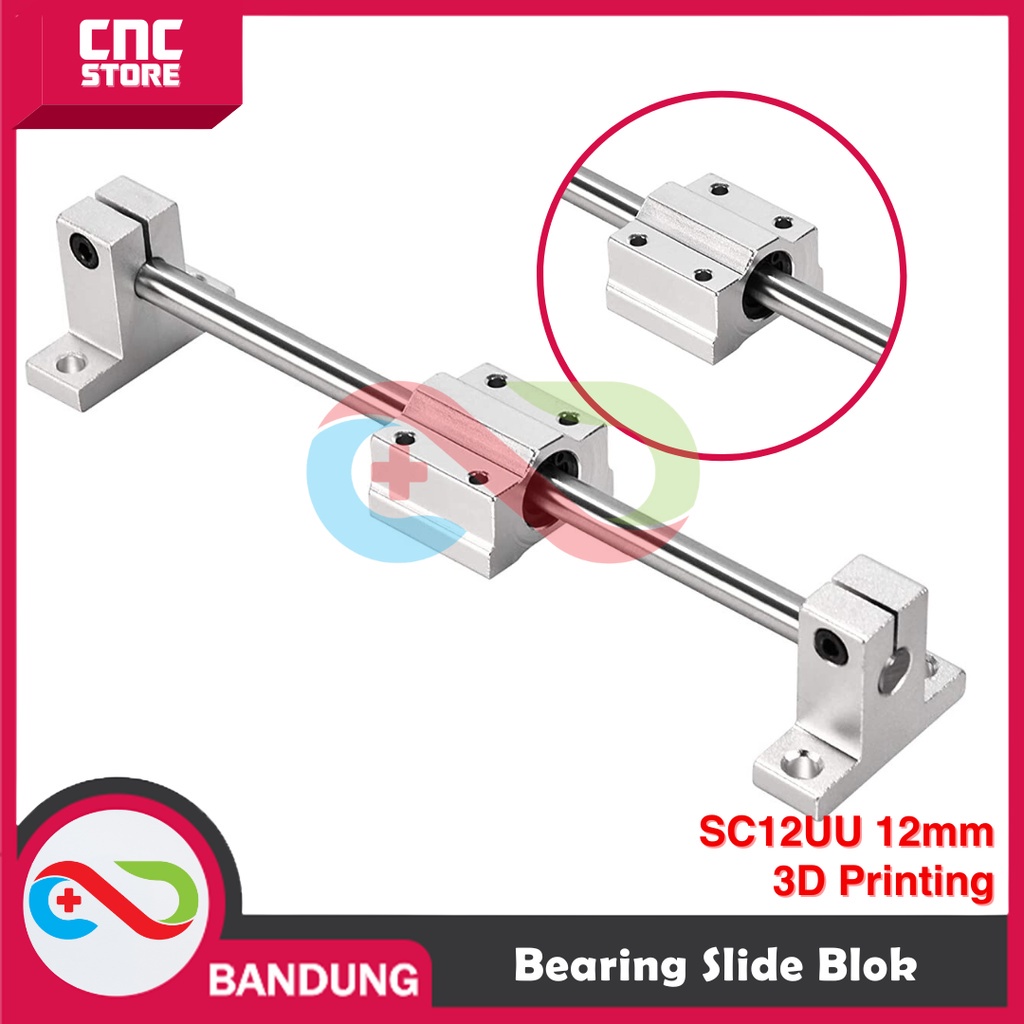 Produktbild von SCS12UU Linearlager – 4 Stück / Satz, 36x42x28 Mm, Aluminiumgehäuse, Kugellager-Gleitblock Für 12 Mm Wellen