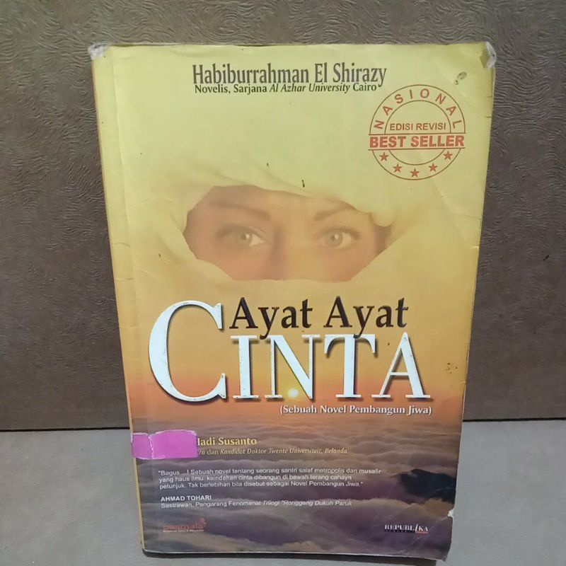 Jual Buku Original AYAT AYAT CINTA - HABIBURRAHMAN EL SHIRAZY | Shopee ...