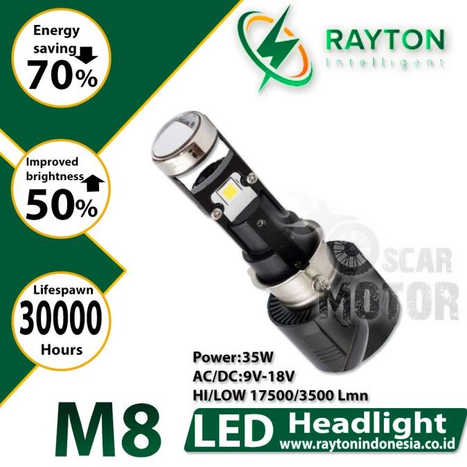 Jual Lampu Utama Led Rtd M Projector Mini H H Hs Projie Hid New Cut