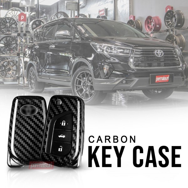 Jual Ori Permaisuri Carbon Key Case For Toyota Innova Reborn Original ...