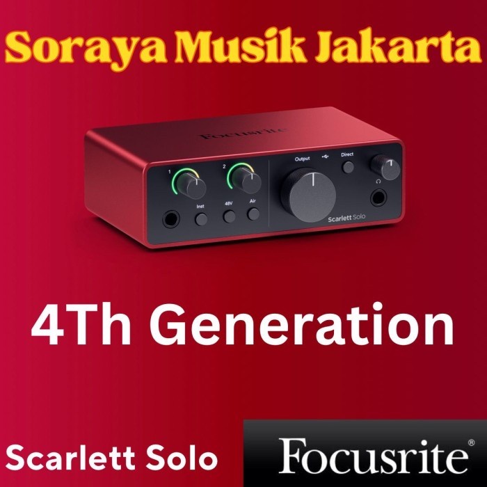 Jual FOCUSRITE Scarlett Solo | Shopee Indonesia