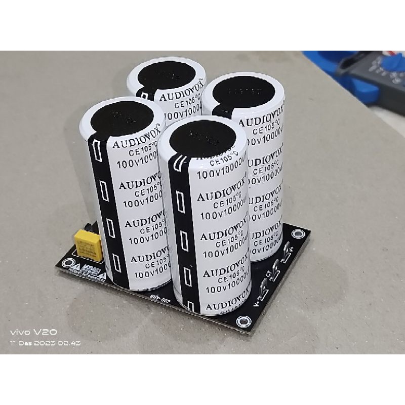 Jual KIT PSU 4 ELCO 10000UF 100V AUDIOVOX untuk power ampli class ab