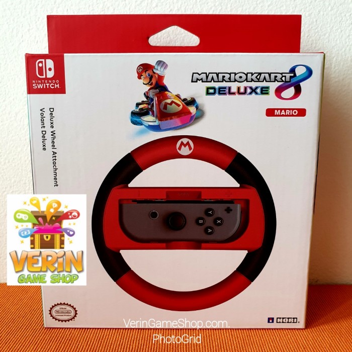 Jual Ready Nintendo Switch HORI Mario Kart 8 Deluxe Racing Wheel (Mario