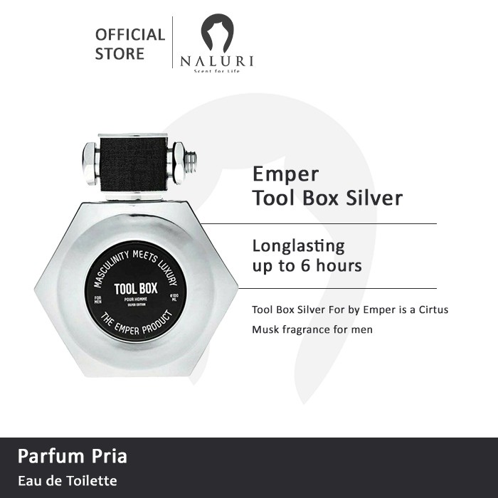 Jual PREMIUM PARFUM PRIA Parfum Original Emper Tool Box Silver / Eau De
