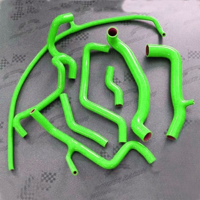 Jual Selang Radiator Samco Hose Kit Kawasaki Zx6R 09-18 Green Terlariss ...