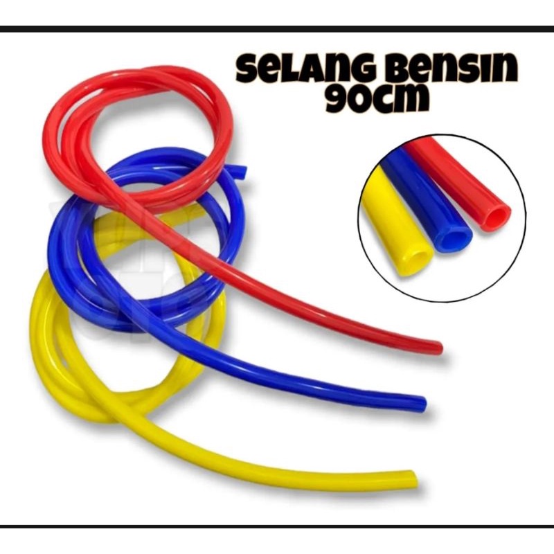 Jual SELANG BENSIN MOTOR PANJANG 90CM SELANG BENSIN WARNA TRANSPARAN