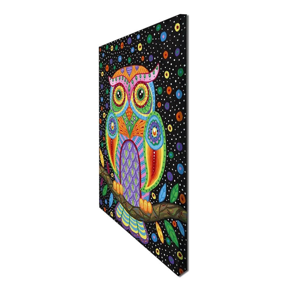 Jual Lukisan Dinding Owl Canvas Kanvas Lukisan Printing Ukuran A