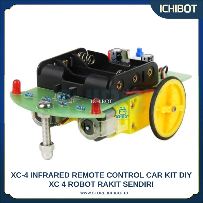 Jual XC-4 Infrared Remote Control Car Kit DIY XC 4 Robot Rakit Sendiri ...
