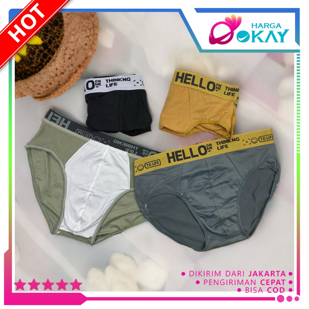 Jual HO Sempak Pria Kolor Celana Dalam Pria Bahan Premium Celana Dalam
