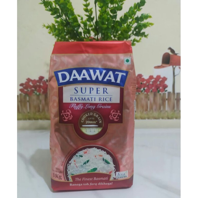 Jual Daawat Super Basmati Rice 1kg | Shopee Indonesia
