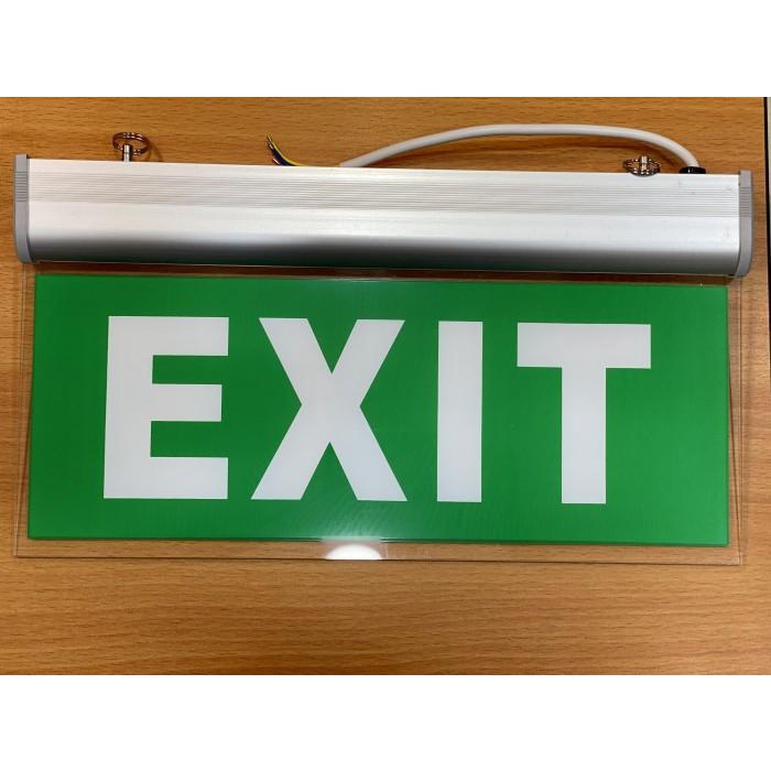 Jual LAMPU EXIT LED LAMPU PETUNJUK DARURAT EMERGENCY EXIT LAMP ACRYLIC ...