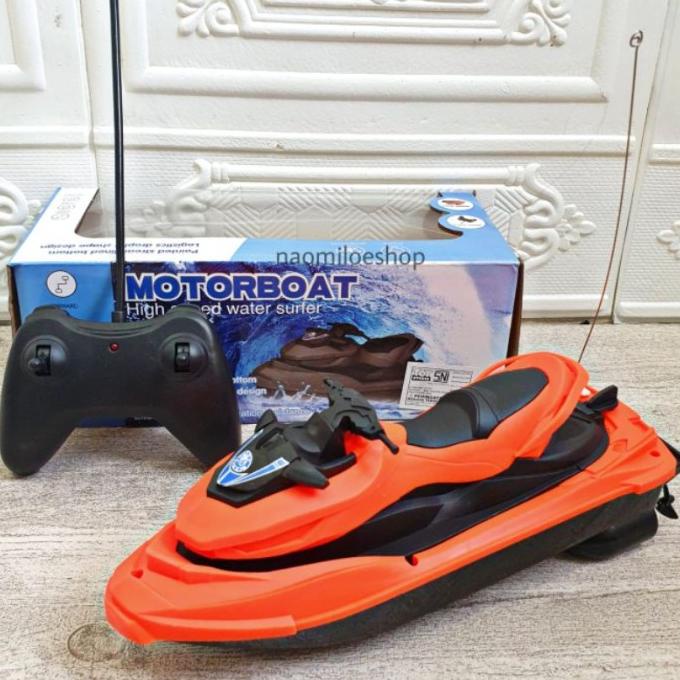 Jual Remote Control JET SKI Mainan RC Kapal Laut Kapal Speed Boat