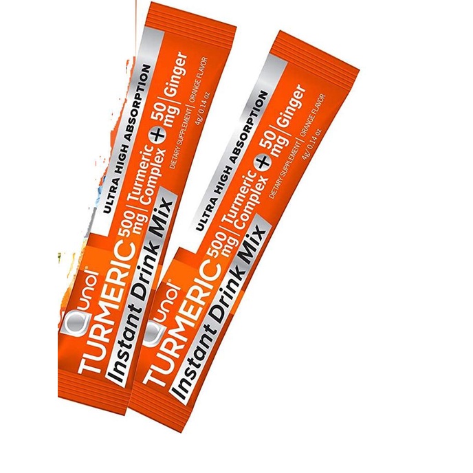 Jual Qunol Turmeric Curcumin Instant Drink Mix Packets Orange 500mg