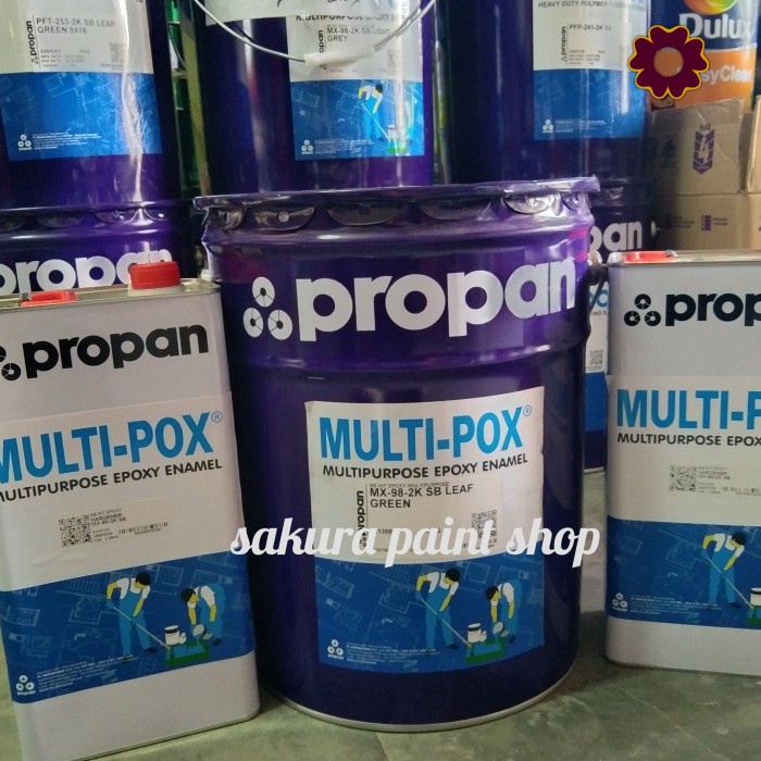 Jual Propan Multipox Mx 98 2k Cat Epoxy Lantai Serbaguna 20kgset Siap Kirim Shopee Indonesia 5820