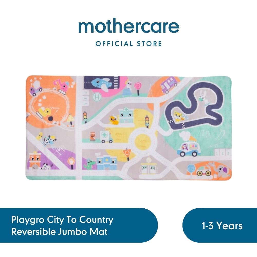 City to Country Reversible Jumbo Mat – Playgro International