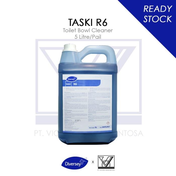 Jual Diversey Taski R6 (Repackage) - Toilet Bowl Cleaner 1L | Shopee ...