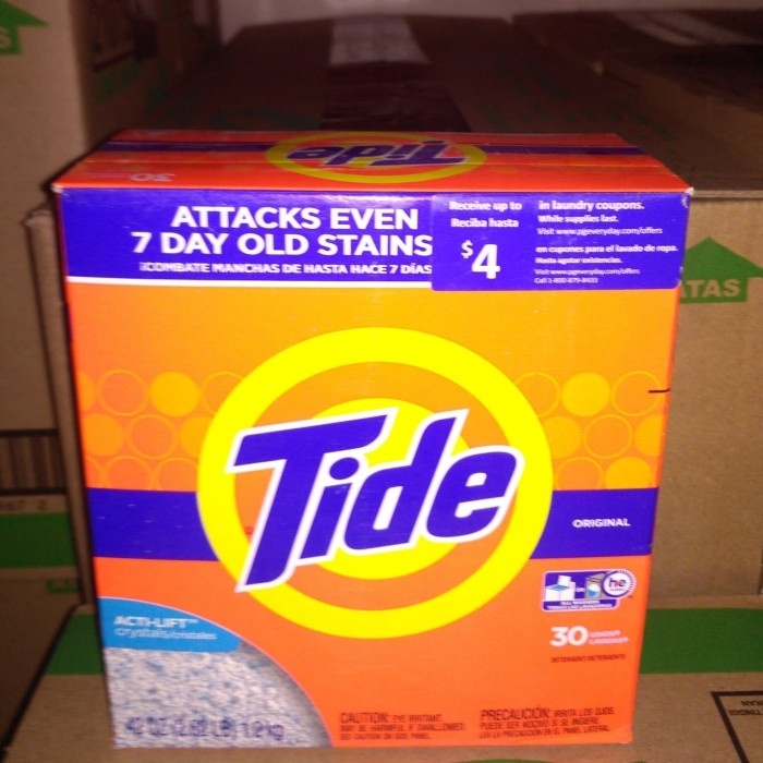 Jual Minluch Tide Detergent Pwd Original Scent 42 Oz(1,2 Kg) | Shopee ...