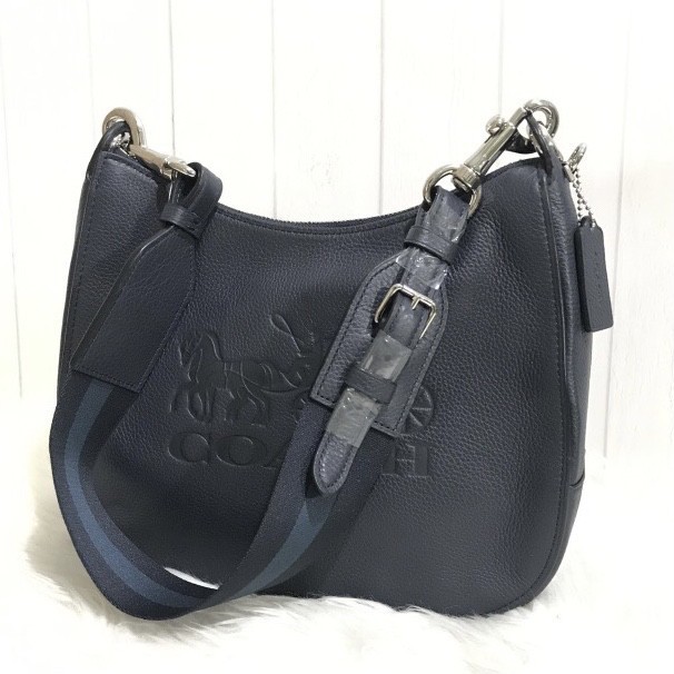 Jual New Coach F72702 Leather Jes Hobo Shoulder Midnight Limited Shopee Indonesia