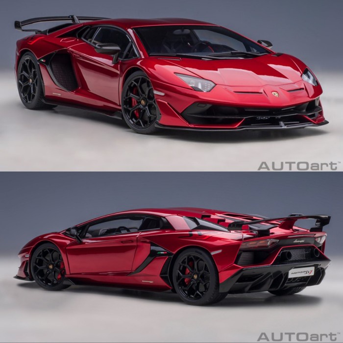 Jual [Original] Autoart Lamborghini Aventador Svj 2018 Rosso Efesto ...