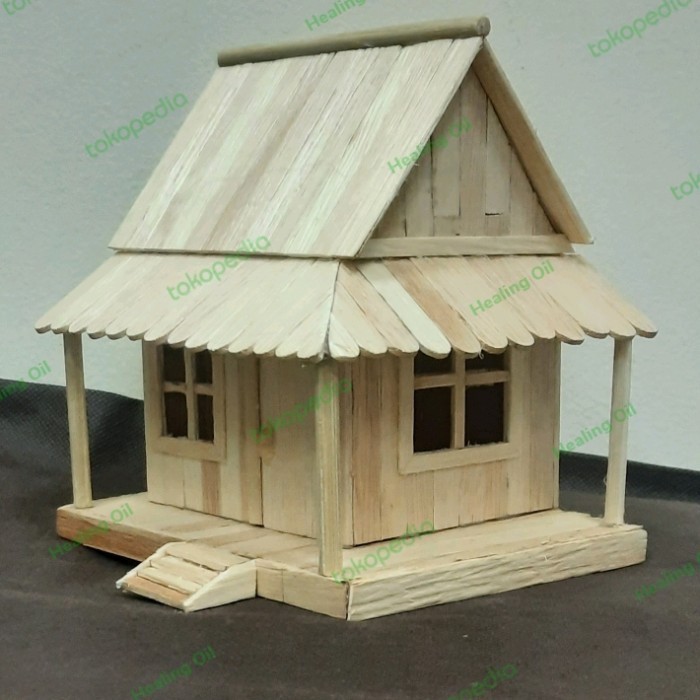 Jual Miniatur Rumah Sederhana Dari Stik Es Krim Shopee Indonesia