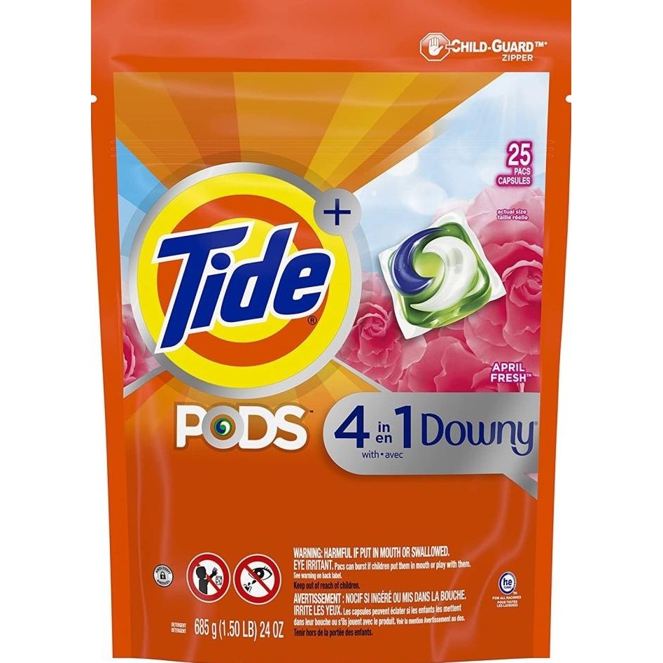 Jual Tide PODS Liquid Laundry Detergent Pacs Downy Ultra Oxi Free ...