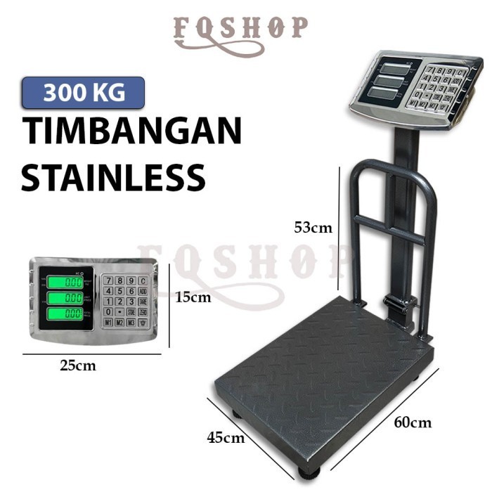 Jual Tcs Stainless Kg Timbangan Duduk Digital Elektronik Pagar Lipat Ta Shopee Indonesia